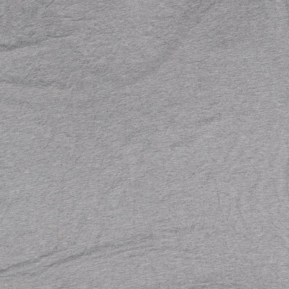 H&M Womens Grey Polyester Basic T-Shirt Size XL V-Neck