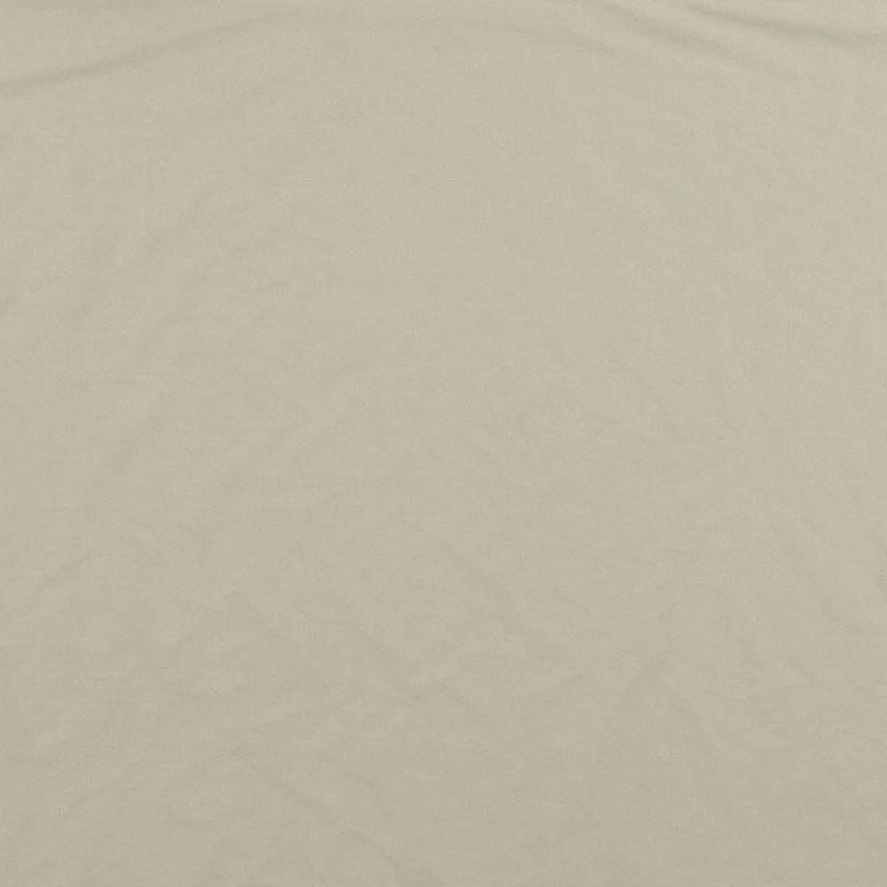 Uniqlo Womens Beige Polyester Basic Blouse Size L Boat Neck