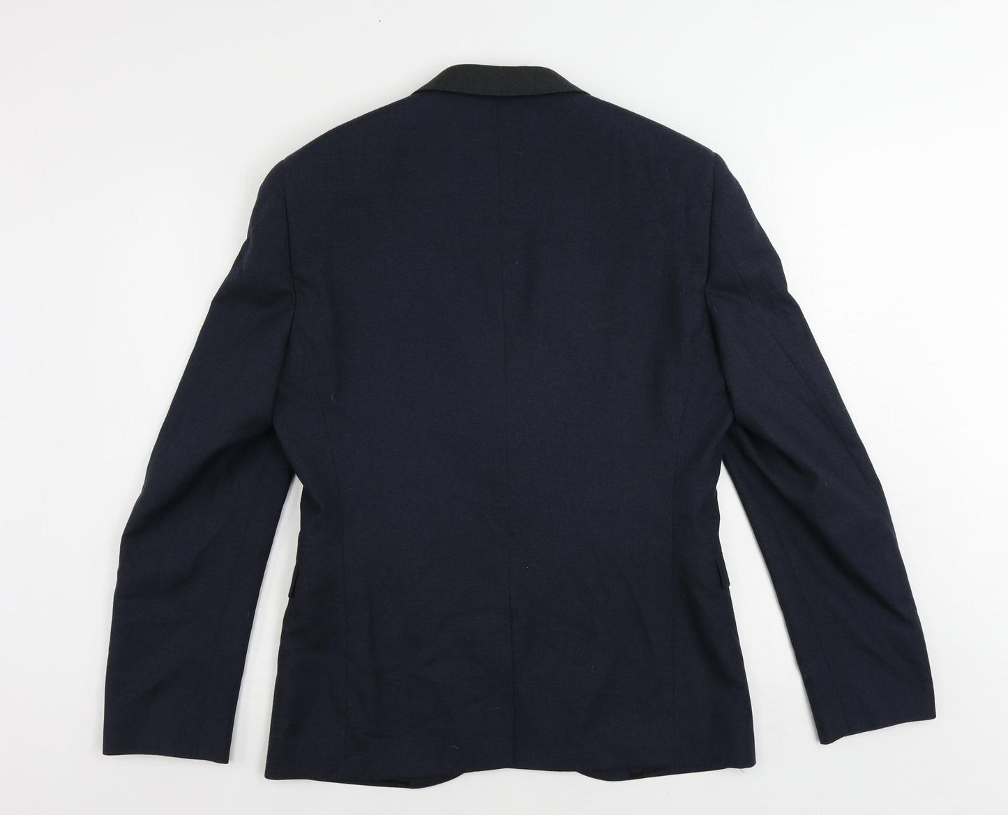 NEXT Mens Blue Polyester Jacket Suit Jacket Size 40 Regular