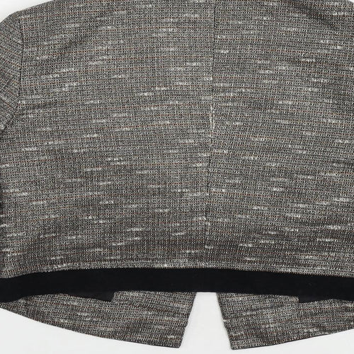 Marks and Spencer Womens Gold Jacket Blazer Size 10 Hook & Eye