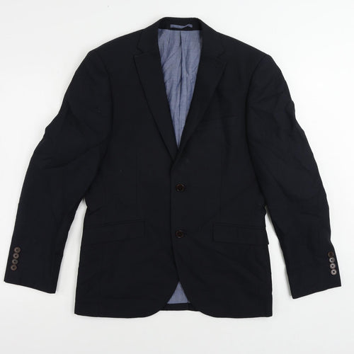 NEXT Mens Blue Cotton Jacket Suit Jacket Size 38 Regular