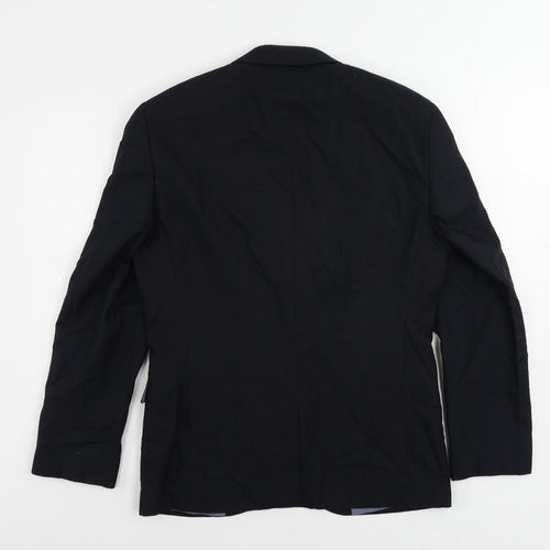 NEXT Mens Blue Cotton Jacket Suit Jacket Size 38 Regular