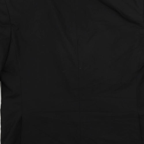 Marks and Spencer Mens Black Polyester Tuxedo Suit Jacket Size 40 Regular