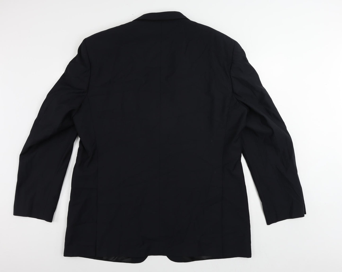 TED LAPIDUS Mens Blue Polyester Jacket Suit Jacket Size 50 Regular