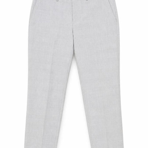Marks and Spencer Women's Grey Slim Fit Dress Trousers