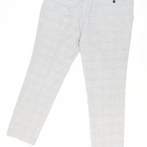 Marks and Spencer Women's Grey Slim Fit Dress Trousers