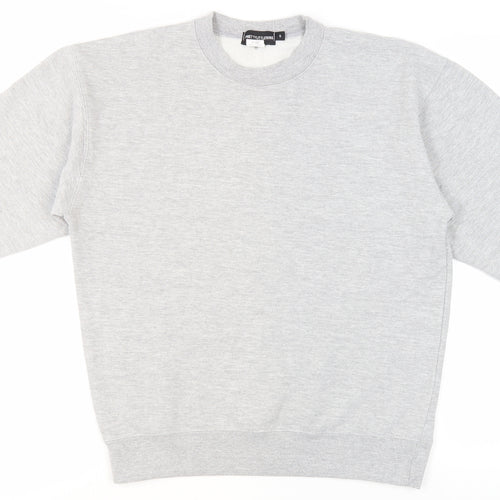 PrettyLittleThing Women's Grey Crew Neck Sweatshirt S
