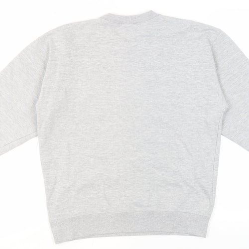 PrettyLittleThing Women's Grey Crew Neck Sweatshirt S