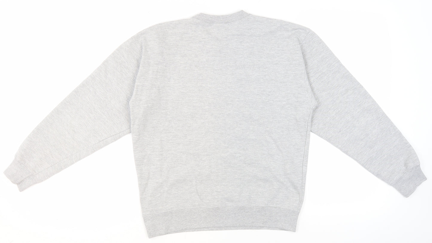 PrettyLittleThing Women's Grey Crew Neck Sweatshirt S