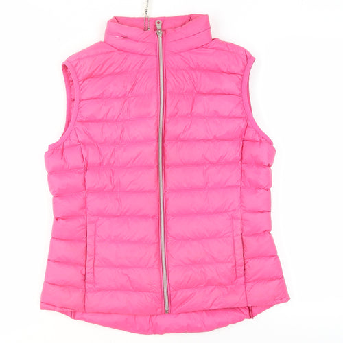 Marks and Spencer Women's Pink Puffer Waistcoat