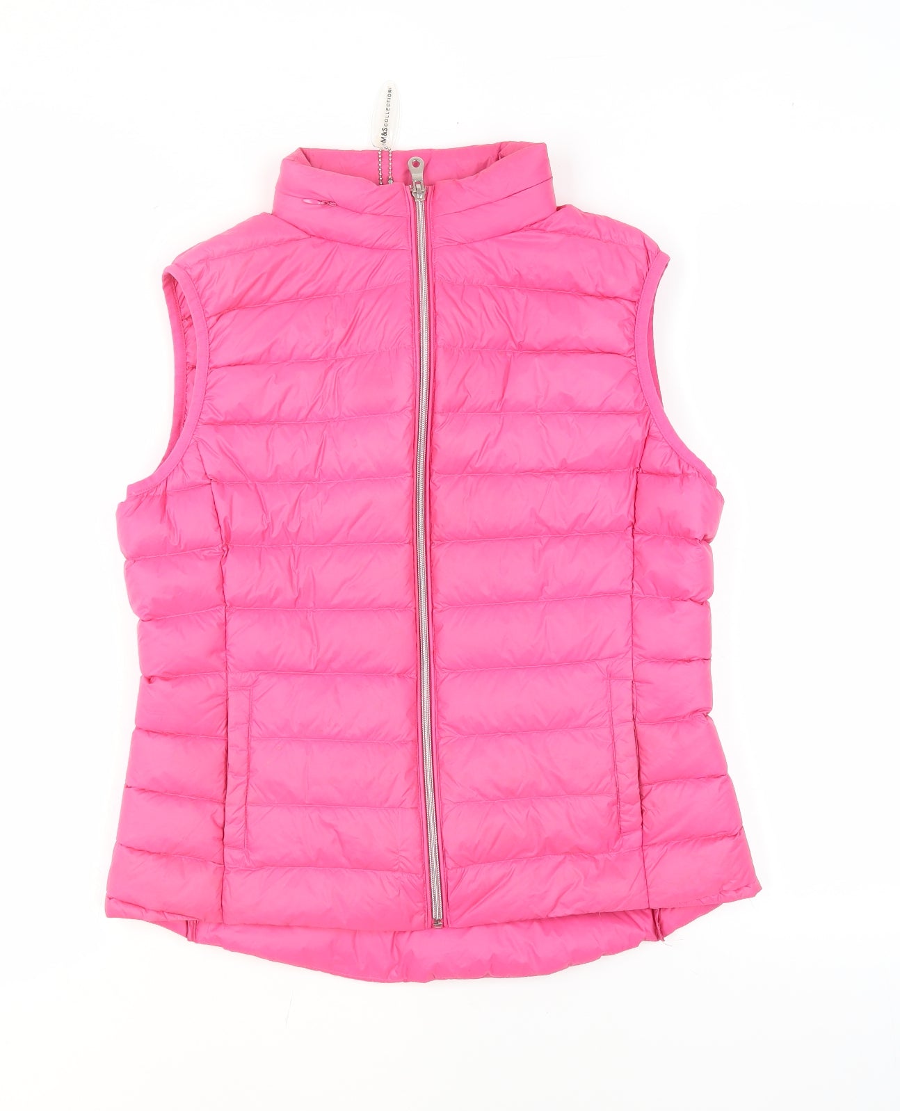 Marks and Spencer Women's Pink Puffer Waistcoat