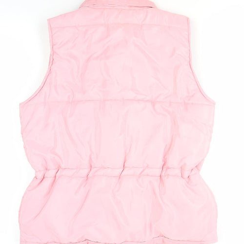 Rising Women's Pink Waistcoat XS - Buttoned & Collared