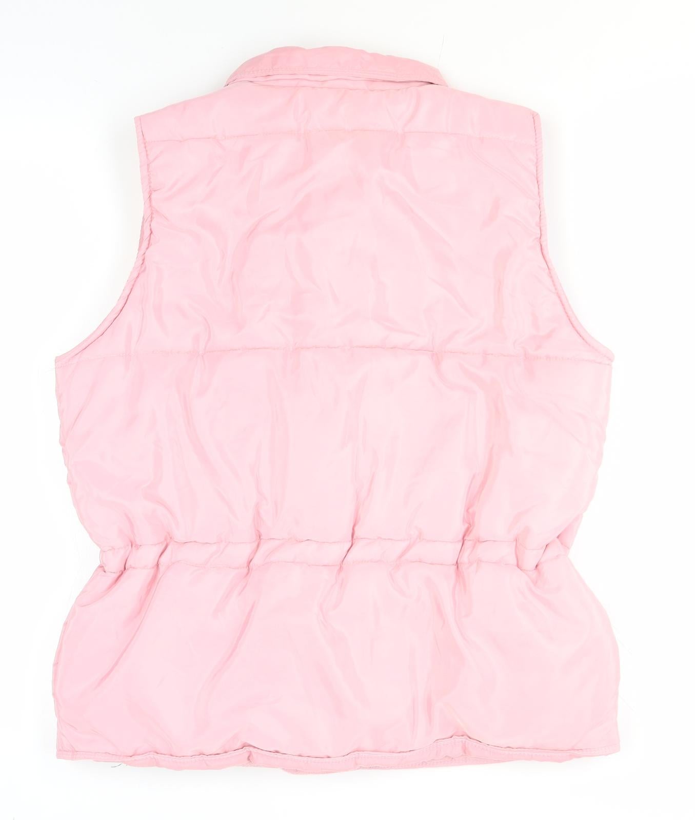 Rising Women's Pink Waistcoat XS - Buttoned & Collared