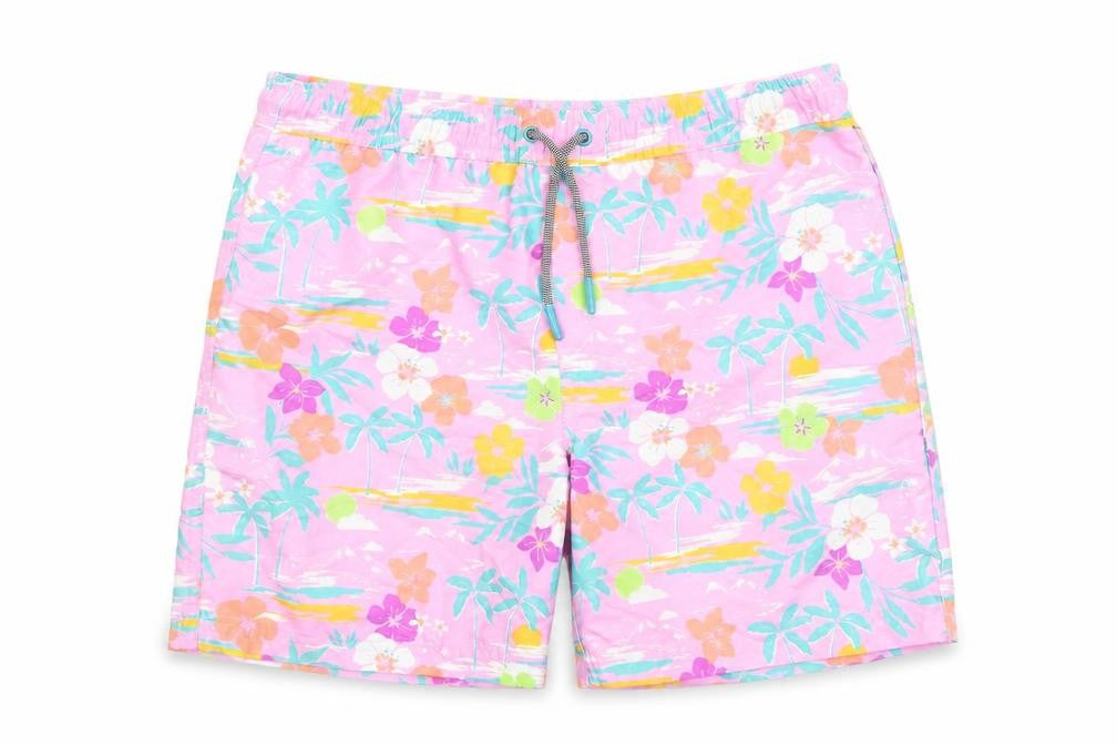 Marks and Spencer Girls Purple Floral 100% Polyester Bermuda Shorts Size 12-13 Years L6 in Regular Tie