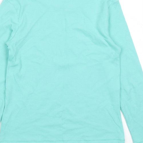 NEXT Girls Blue Cotton Basic Casual Size 11 Years Round Neck Pullover