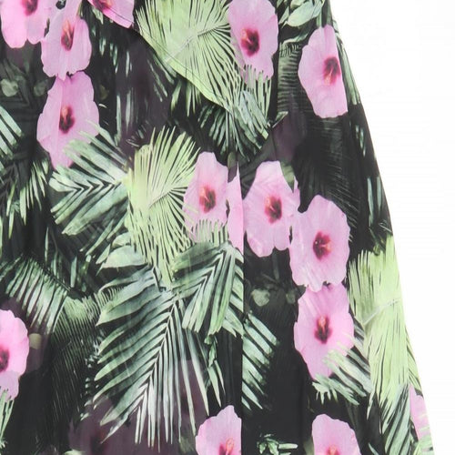 ASOS Womens Green Flecked Polyester Cover Up Size 10