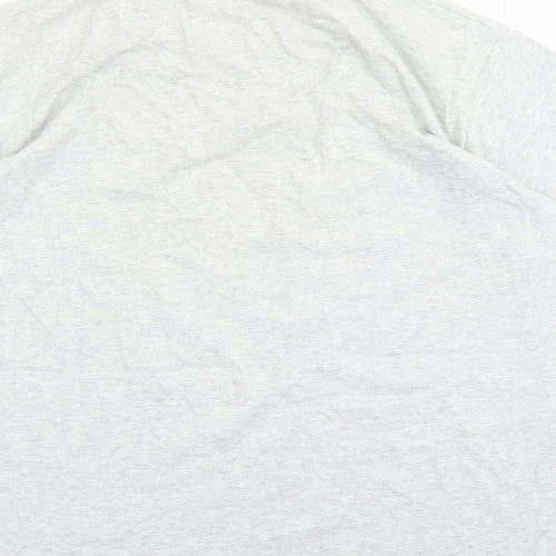 Fruit of the Loom Mens Grey Cotton T-Shirt Size L Crew Neck - Eat.Sleep.Cricket.Repeat