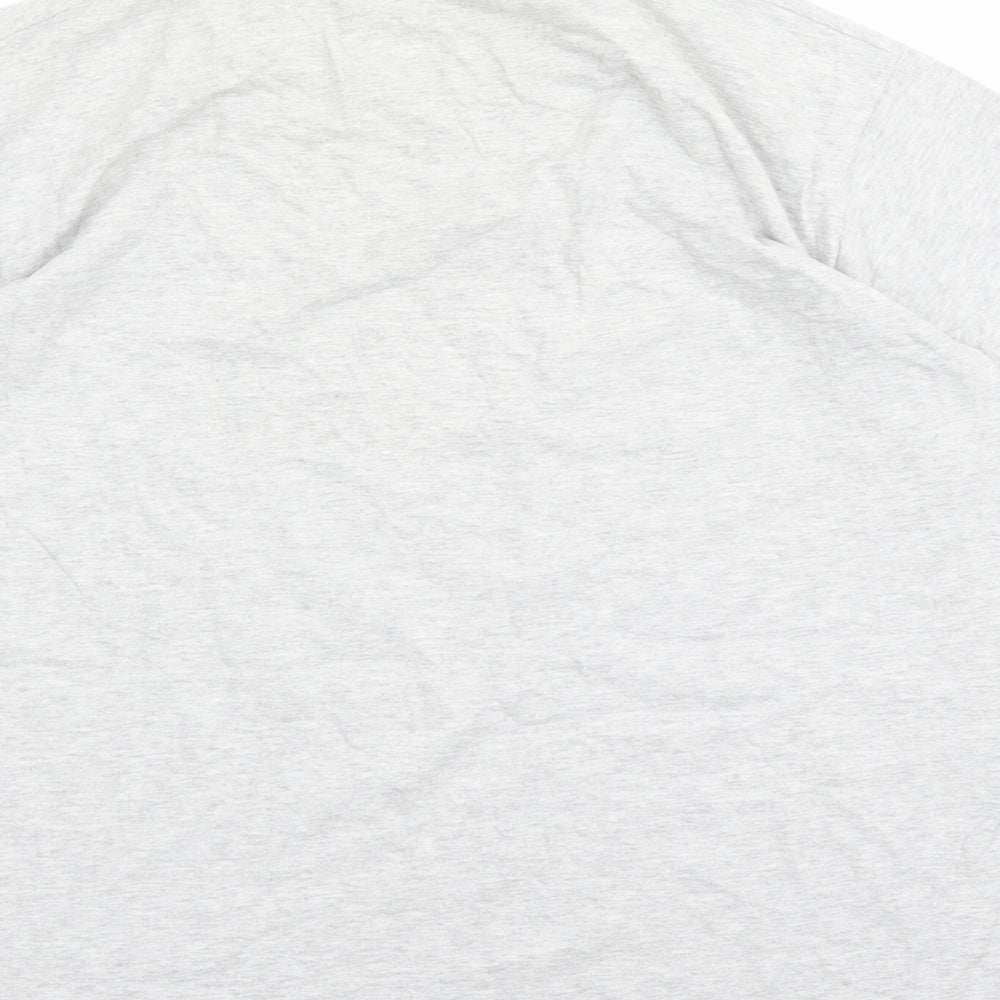 Fruit of the Loom Mens Grey Cotton T-Shirt Size L Crew Neck - Eat.Sleep.Cricket.Repeat