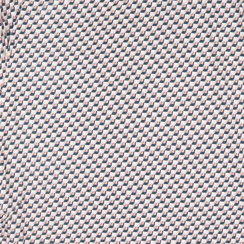 Marks and Spencer Womens Multicoloured Geometric Polyester A-Line Skirt Size 24