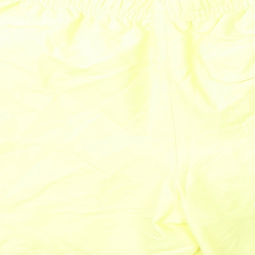 Marks and Spencer Mens Yellow Polyester Bermuda Shorts Size S L6 in Regular Drawstring - Swim Shorts