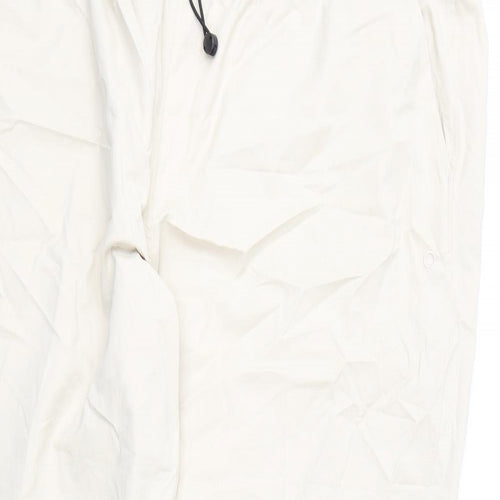 GOODMOVE Womens Beige Polyester Cargo Trousers Size 24 L25 in Regular
