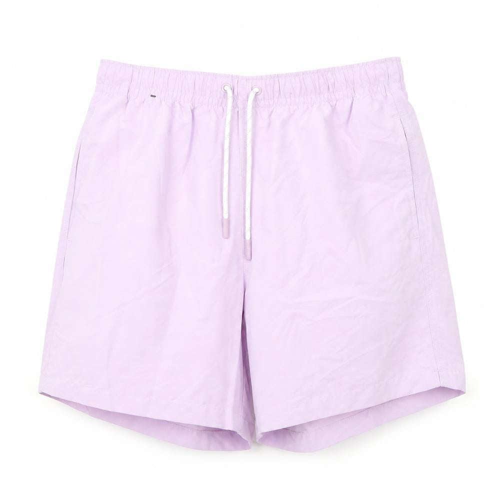 Marks and Spencer Mens Purple Polyester Bermuda Shorts Size S L6 in Regular Drawstring - Swim Shorts