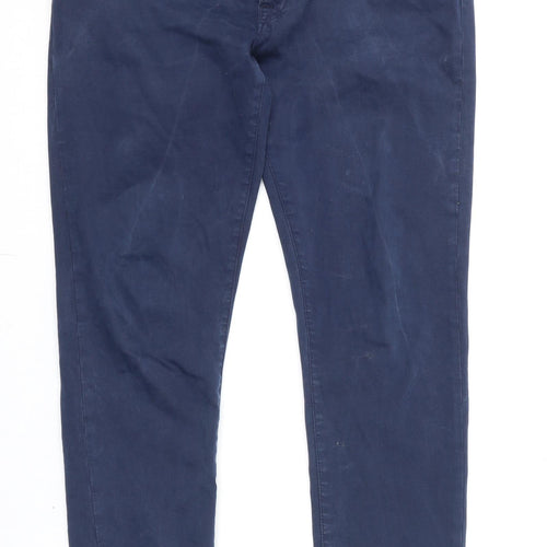 Tramarossa Mens Blue Cotton Straight Jeans Size 35 in L28 in Regular Zip