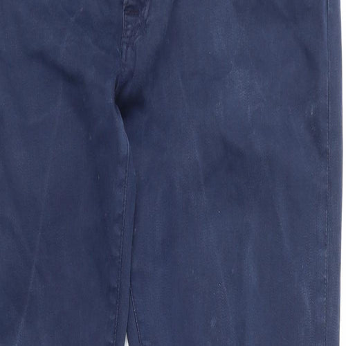Tramarossa Mens Blue Cotton Straight Jeans Size 35 in L28 in Regular Zip