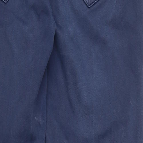 Tramarossa Mens Blue Cotton Straight Jeans Size 35 in L28 in Regular Zip