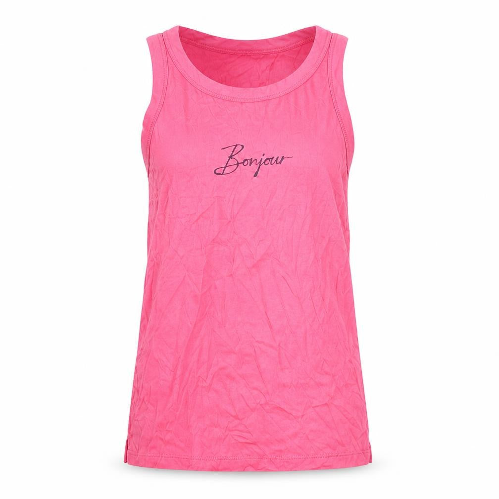 Marks and Spencer Womens Pink Solid Cotton Top Pyjama Top Size XS - Bonjour