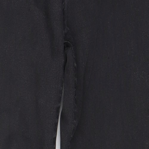Marks and Spencer Womens Black Cotton Skinny Jeans Size 8 L26 in Regular Zip