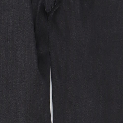 Marks and Spencer Womens Black Cotton Skinny Jeans Size 8 L26 in Regular Zip