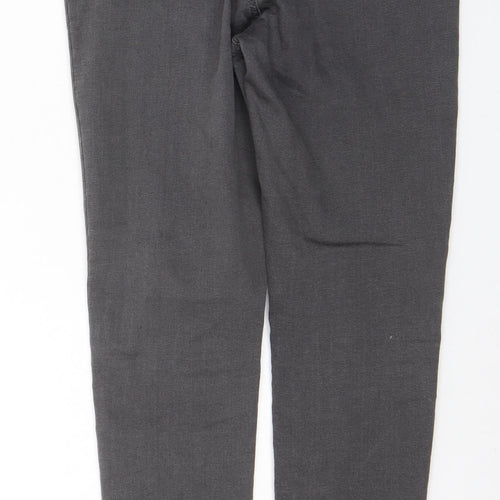 Marks and Spencer Womens Green Cotton Jegging Jeans Size 12 L28 in Regular