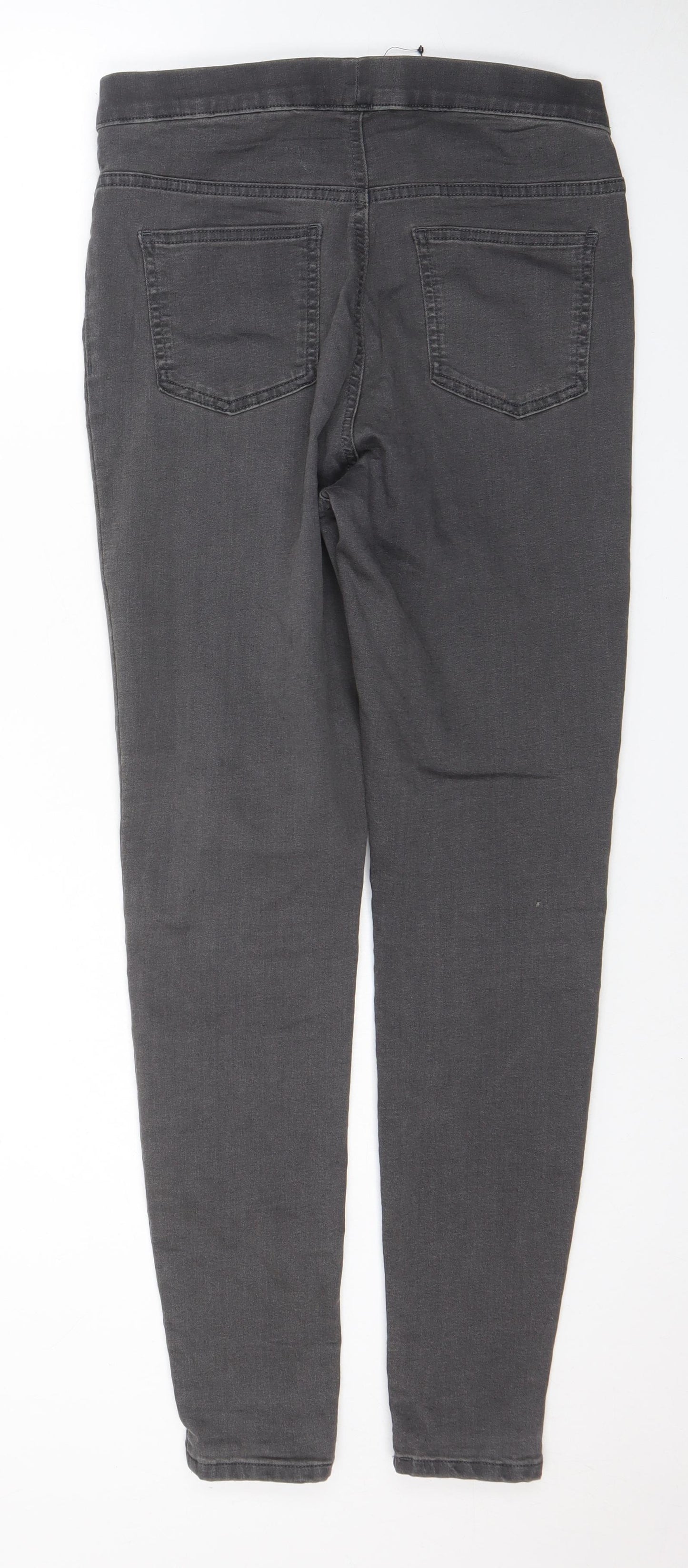 Marks and Spencer Womens Green Cotton Jegging Jeans Size 12 L28 in Regular