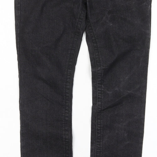 Dorothy Perkins Womens Black Cotton Skinny Jeans Size 10 L28 in Regular Zip