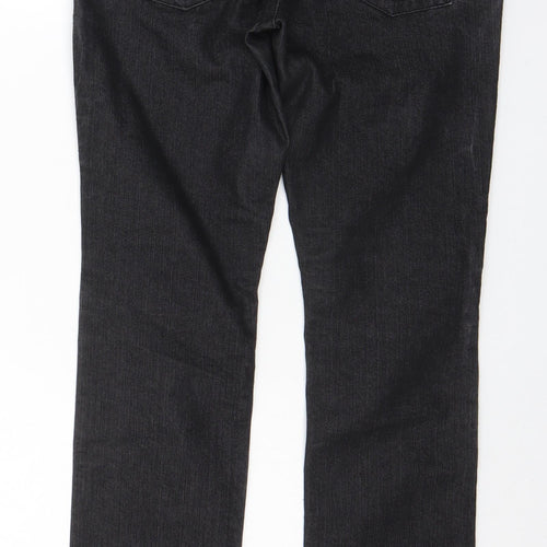 Dorothy Perkins Womens Black Cotton Skinny Jeans Size 10 L28 in Regular Zip