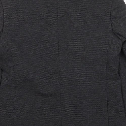Marks and Spencer Mens Grey Polyamide Jacket Suit Jacket Size 38 Regular