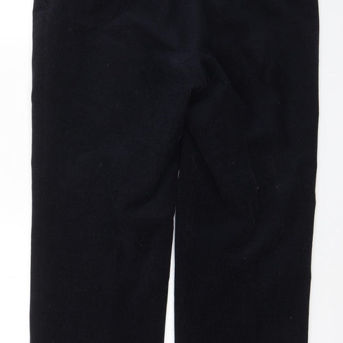 Meyer Mens Blue Polyester Trousers Size 36 in L34 in Regular Zip
