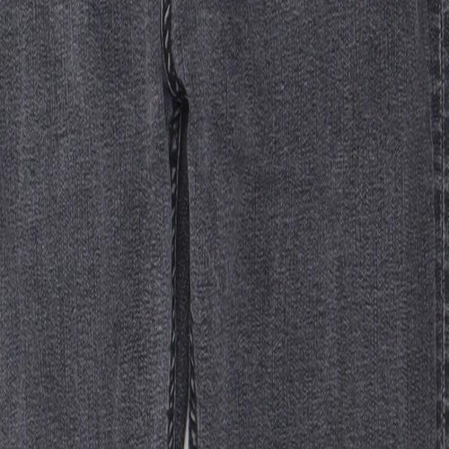 Per Una Womens Grey Lyocell Jegging Trousers Size 12 L27 in Regular Zip