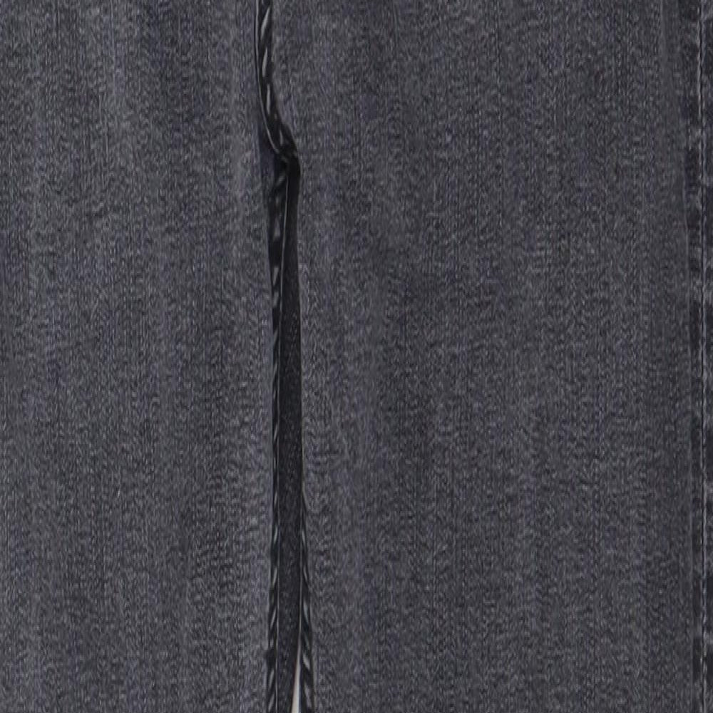 Per Una Womens Grey Lyocell Jegging Trousers Size 12 L27 in Regular Zip