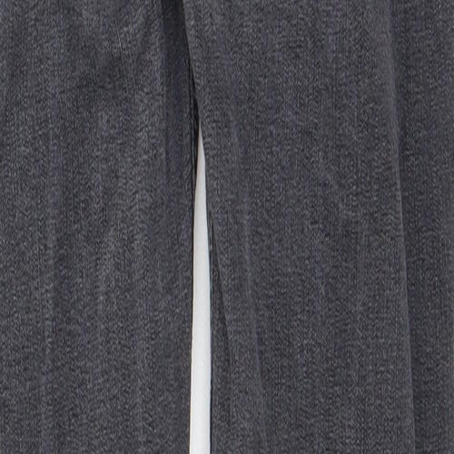 Per Una Womens Grey Lyocell Jegging Trousers Size 12 L27 in Regular Zip