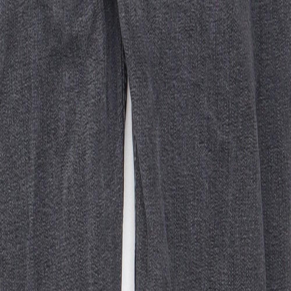 Per Una Womens Grey Lyocell Jegging Trousers Size 12 L27 in Regular Zip
