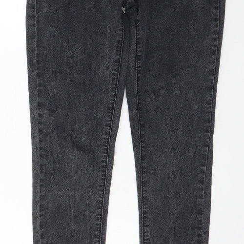 Denim & Co. Womens Black Cotton Jegging Jeans Size 8 L27 in Regular