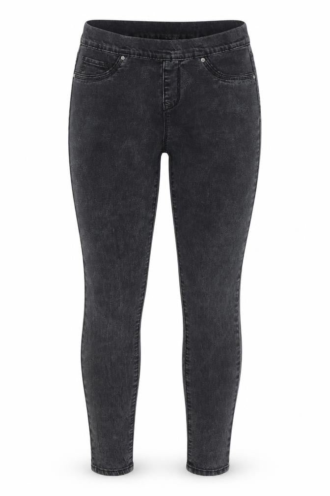 Denim & Co. Womens Black Cotton Jegging Jeans Size 8 L27 in Regular