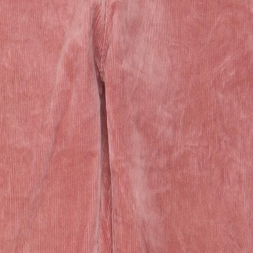 ASOS Womens Pink Cotton Trousers Size 31 in L30 in Regular Zip