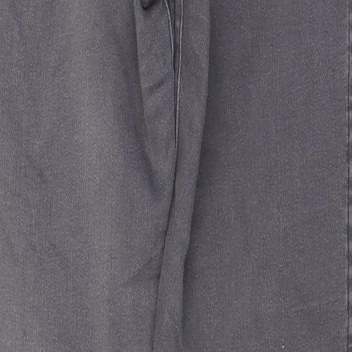 American Apparel Womens Grey Cotton Skinny Jeans Size S L29 in Regular Zip