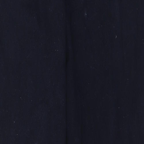 TU Mens Blue Cotton Trousers Size 32 in L30 in Regular Zip