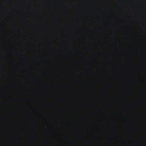 Mountain Life Womens Black Polyester Pullover Sweatshirt Size S Zip