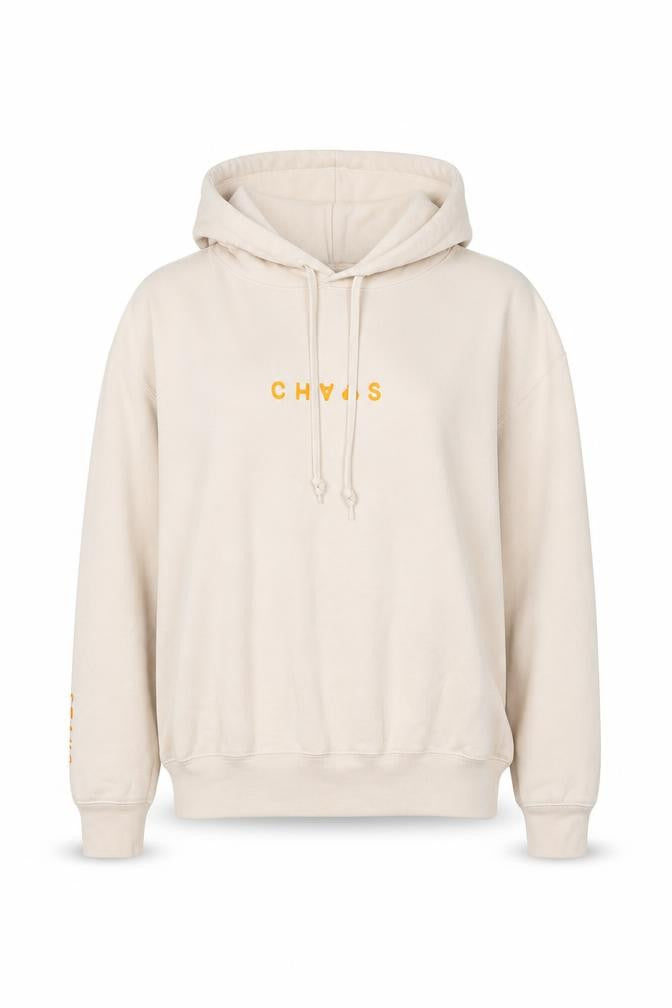Uniqlo Womens Beige Cotton Pullover Hoodie Size S Pullover - Chaos