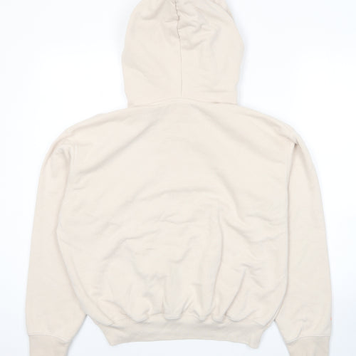 Uniqlo Womens Beige Cotton Pullover Hoodie Size S Pullover - Chaos